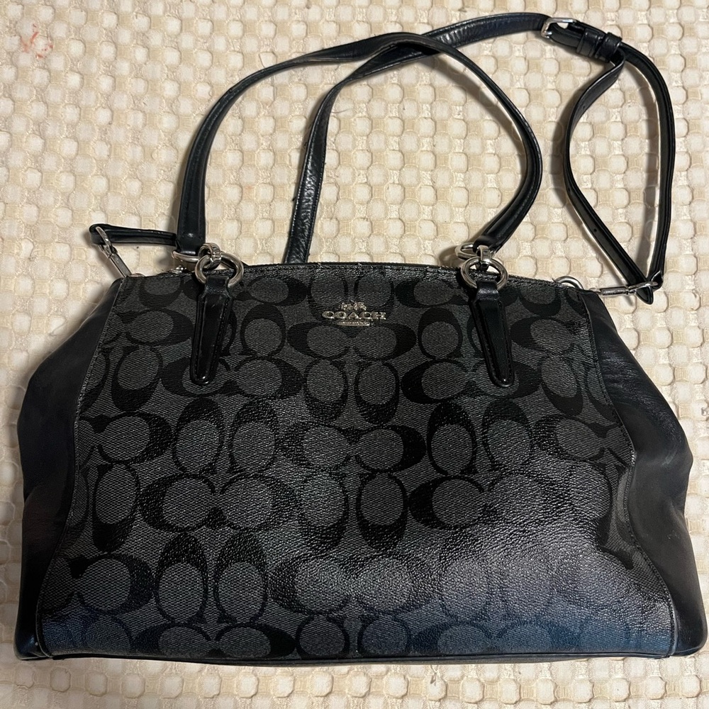 Coach Black Vintage Used Purse